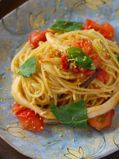 エリンギとトマトの冷製パスタ-レシピのメイン写真