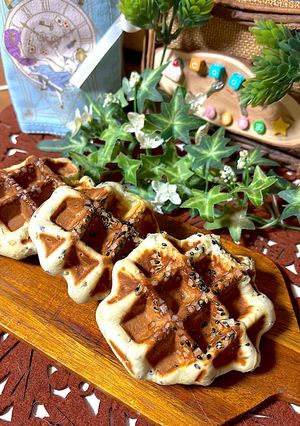 焼き芋ワッフル🍠-レシピのメイン写真