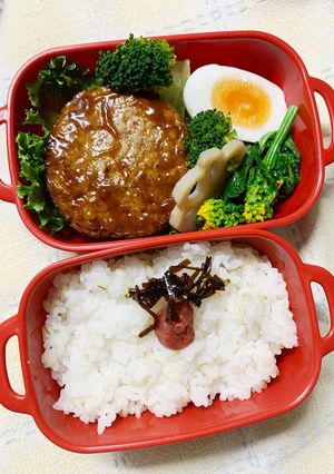 3/31ﾖｯﾁｬﾝ☆ハンバーグ弁当-レシピのメイン写真