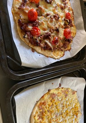 材料少、子供と一緒に楽しく作れる簡単ピザ-レシピのメイン写真