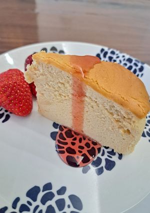 バニラ香る米粉のヨーグルトスフレケーキ♡-レシピのメイン写真