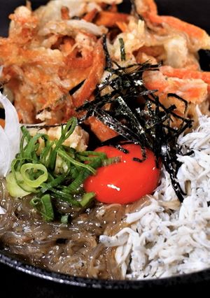 しらすの三色丼【食遺産】-レシピのメイン写真