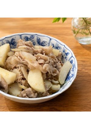 豚肉と山芋の甘辛みそ炒め★動画あり★-レシピのメイン写真