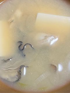 牡蠣の味噌汁-レシピのメイン写真