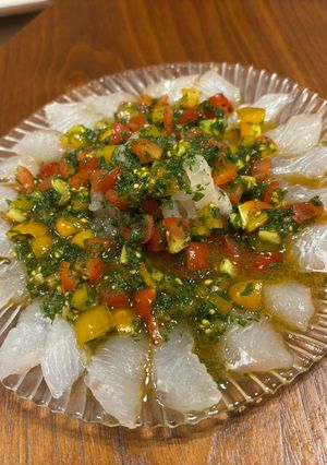 ヒラメの和風カルパッチョ-レシピのメイン写真