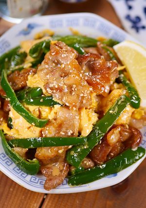豚バラピーマンの☆濃厚焼肉のたれテリマヨ炒め🤩🍚-レシピのメイン写真