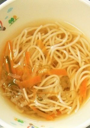 【幼児食】そうめんスープ-レシピのメイン写真