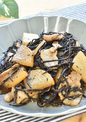 豚バラひじきの大根炒め-レシピのメイン写真