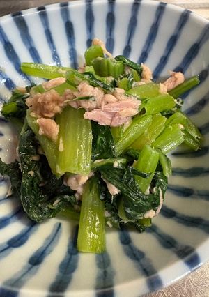 小松菜とツナの和物-レシピのメイン写真