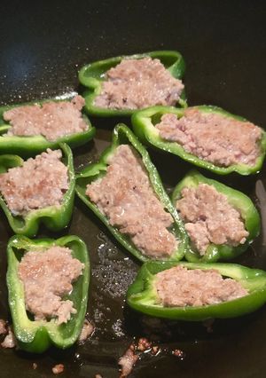 ピーマンの肉詰め-レシピのメイン写真