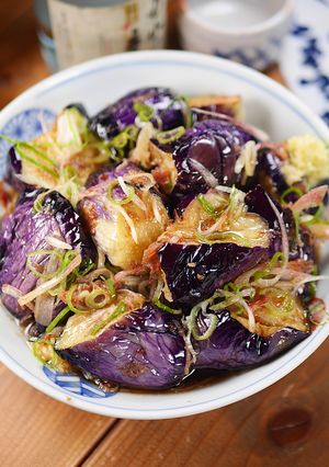 秋茄子とろとろ🤭💕揚げなすのおかか薬味和え🍆-レシピのメイン写真