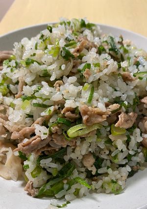 ねぎ豚チャーハン-レシピのメイン写真