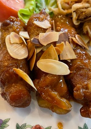 肉巻き高野豆腐のアーモンドがけ-レシピのメイン写真