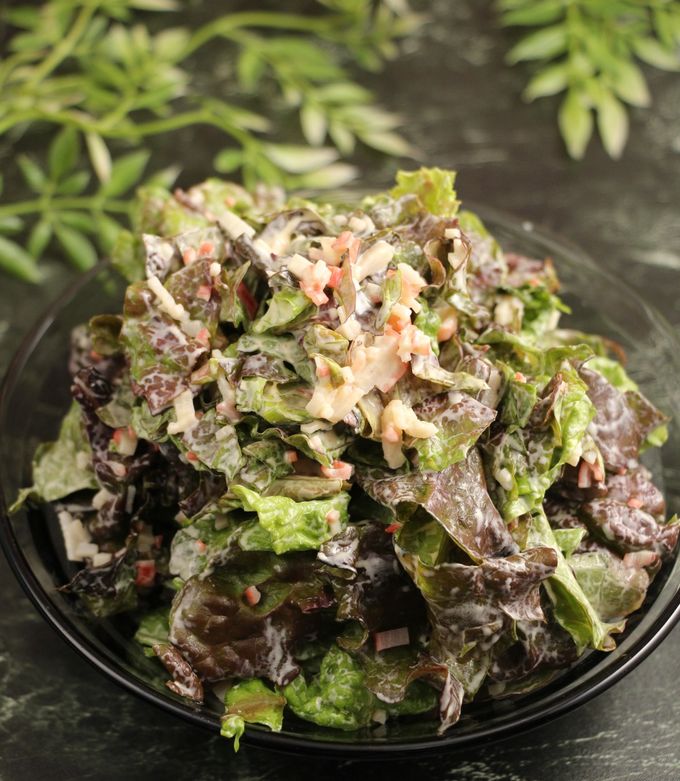 簡単！サニーレタスのピリ辛サラダ by だんどり亭 【クックパッド