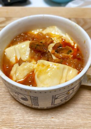 ピリ辛豆腐♡-レシピのメイン写真