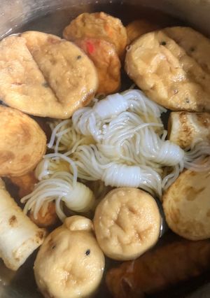 簡単　おでん　石油ストーブで-レシピのメイン写真