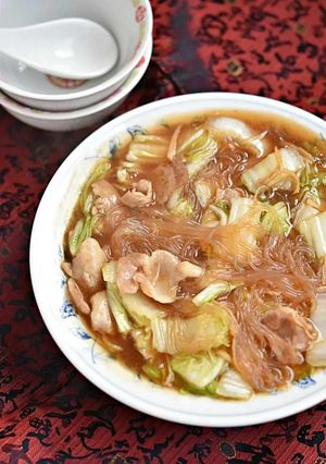 豚バラ白菜の春雨とろみ煮込み-レシピのメイン写真