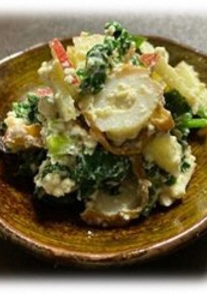 ほうれん草とりんごの白和え-レシピのメイン写真