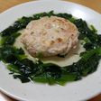 ⭐ふわふわ♪はんぺん鶏バーグの白だしあん