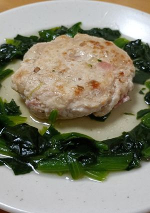 ⭐ふわふわ♪はんぺん鶏バーグの白だしあん-レシピのメイン写真