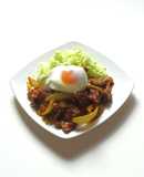 カレー粉マシマシ☆スパイシーラム玉&温玉