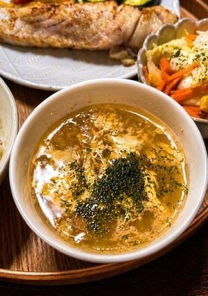 卵のコンソメスープ-レシピのメイン写真