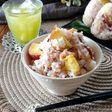 ベーコン・クリチの洋風さつまいもご飯。