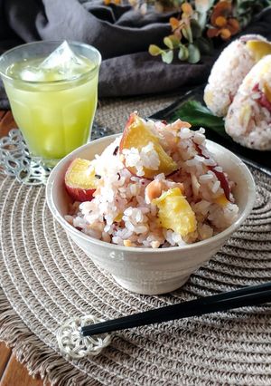 ベーコン・クリチの洋風さつまいもご飯。-レシピのメイン写真
