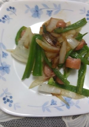 ピーマンの野菜炒め風のレシピ-レシピのメイン写真
