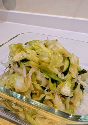 キャベツときゅうりともやしのサラダ-レシピのメイン写真