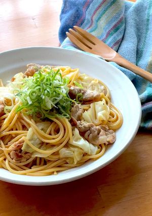 ＊豚肉とキャベツのオイスター醤油パスタ＊-レシピのメイン写真