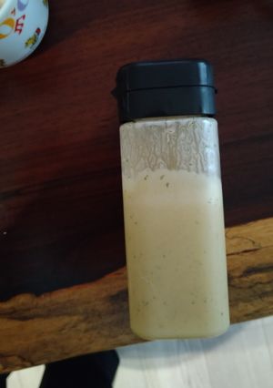 生卵から作る大葉味噌ドレッシング-レシピのメイン写真