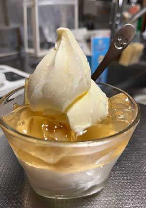 桃パフェ-レシピのメイン写真