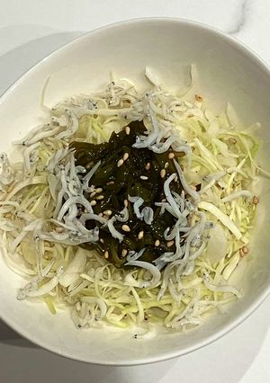 ごま油香る千キャベツとめかぶのサラダ-レシピのメイン写真
