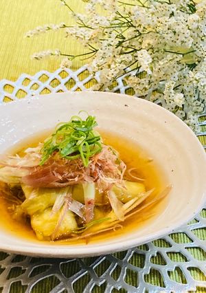 焼きなすと茗荷のおひたし-レシピのメイン写真
