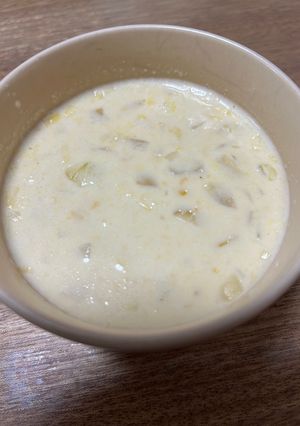 甘み倍増！玉ねぎたっぷりコーンポタージュ-レシピのメイン写真