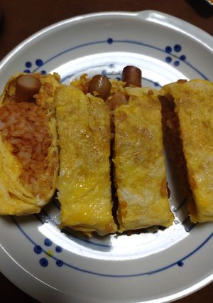 手で食べれるオムライス-レシピのメイン写真