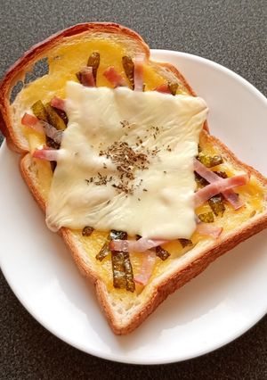 海苔とベーコン dé チーズトースト-レシピのメイン写真