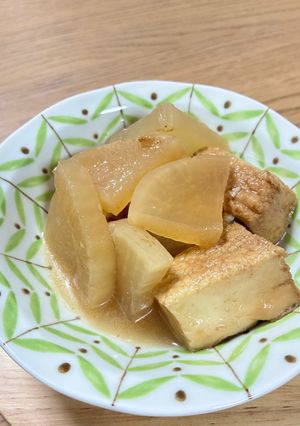 厚揚げ豆腐と大根の煮物-レシピのメイン写真