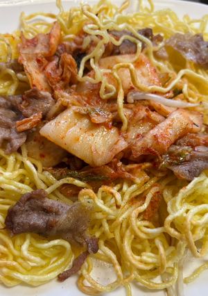 豚キムチ焼きそば・ノンフライヤー真骨頂-レシピのメイン写真