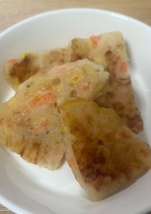 野菜ツナコーンチーズちぢみ-レシピのメイン写真