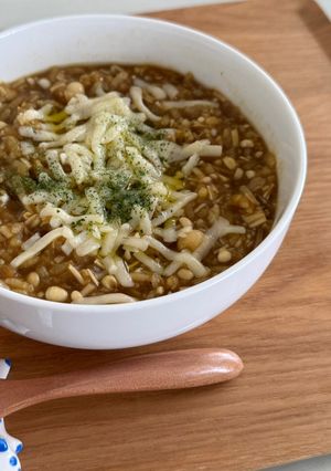【健康簡単】レンジでカレーリゾット-レシピのメイン写真
