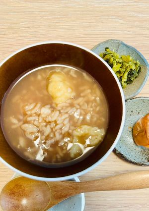 おばあちゃんの味。ほっこり茶がゆ-レシピのメイン写真