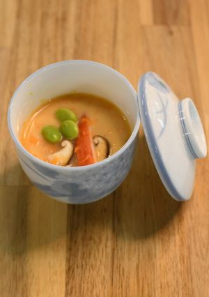 にんじん茶碗蒸し-レシピのメイン写真