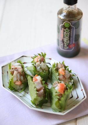 大葉ばくだん軍艦巻き-レシピのメイン写真