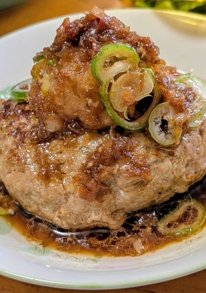 豚ひき肉でおろし和風ハンバーグ-レシピのメイン写真