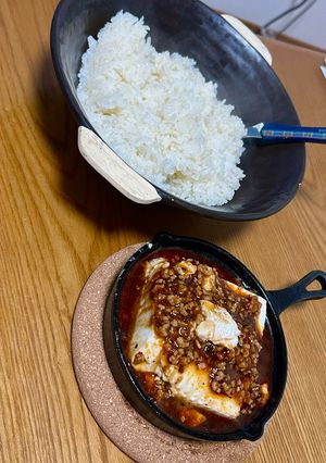 スキレットde簡単麻婆豆腐-レシピのメイン写真