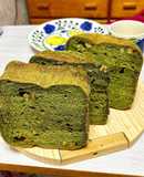 抹茶とよもぎのパンドミー♡胡桃・米粉HB