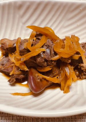 生姜たっぷり鶏レバーのしぐれ煮-レシピのメイン写真