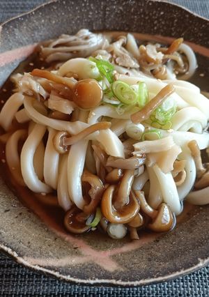 冷たい☆キノコうどん-レシピのメイン写真